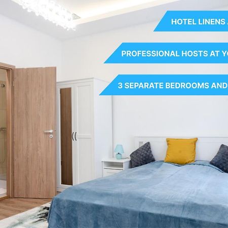 בודפשט 3 En Suit Bedroom Flat In The Main Centre For 6Ppl, 3Bdr,3Bthr,Ac מראה חיצוני תמונה